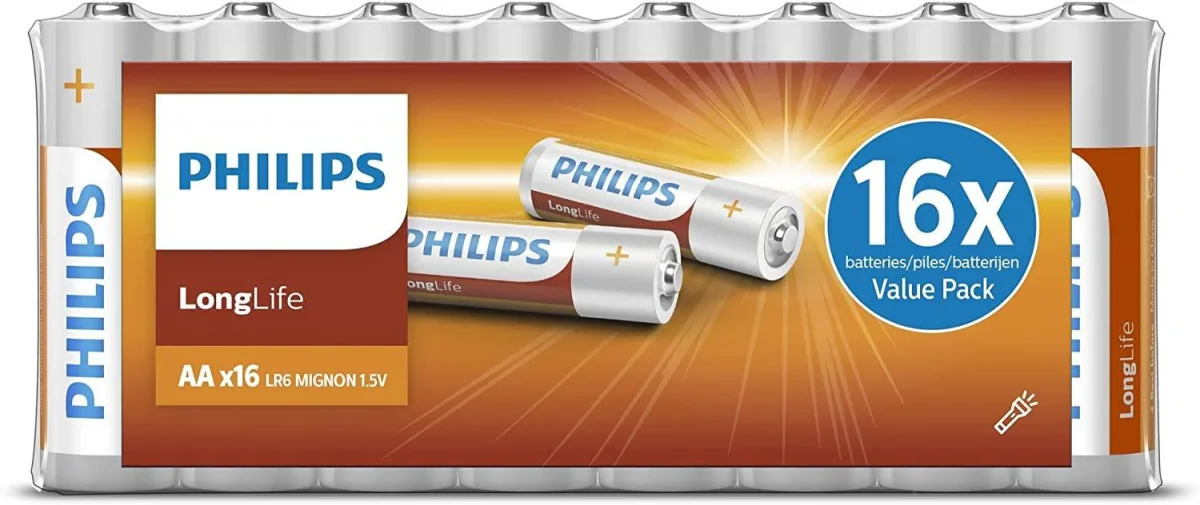 PHILIPS BATTERIJ LONGLIFE AA LR6 - Afbeelding 2