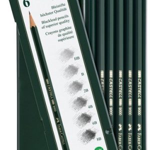 Faber Castell FC-119063 Potlood 9000 Bliketui A 6 Stuks